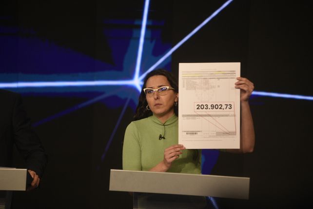 La postulante del Frente de Izquierda.