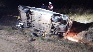 Chajarí: una mujer falleció tras despistar y volcar el auto en el que se trasladaba