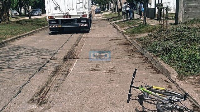 La nena de Crespo atropellada por un camión falleció este domingo en Paraná.