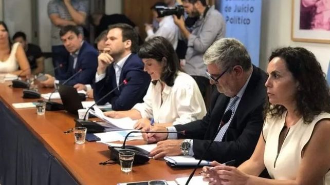 Reunión de la comisión de Juicio Político de la Cámara de Diputados