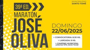 Maratón José Oliva en Santo Tomé&nbsp;