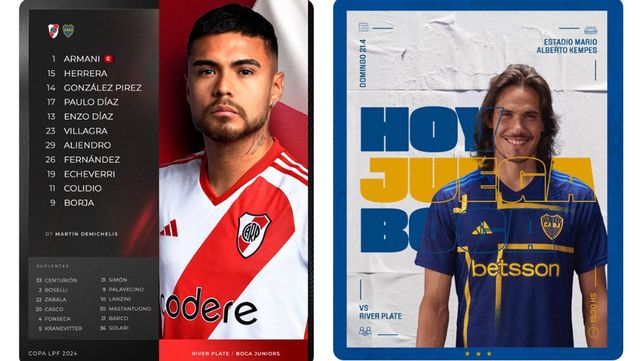 A las 15.30 inicia el Superclásico entre River Plate y Boca Juniors en el estadio Mario Kempes