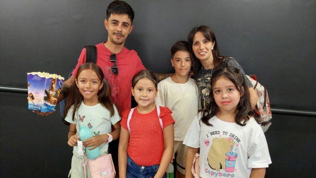 Festejando el cumpleaños de Bianca.