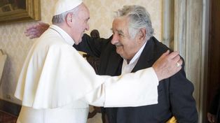 Mujica se reunió con el Papa y pidió por la unión de la Patria Grande