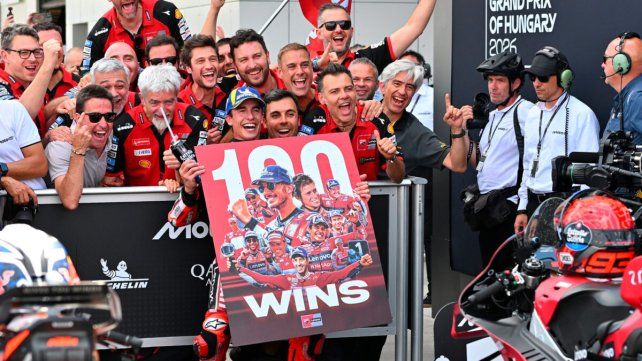 Marc Márquez se llevó el Gran Premio de Hungría de MotoGP