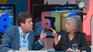 Conmigo no, Barone. La famosa frase de Beatriz Sarlo.