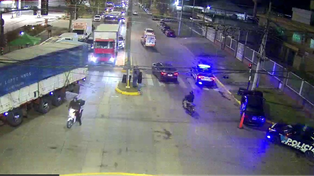 Fuerte choque de un auto contra una columna en Mendoza y Wilde