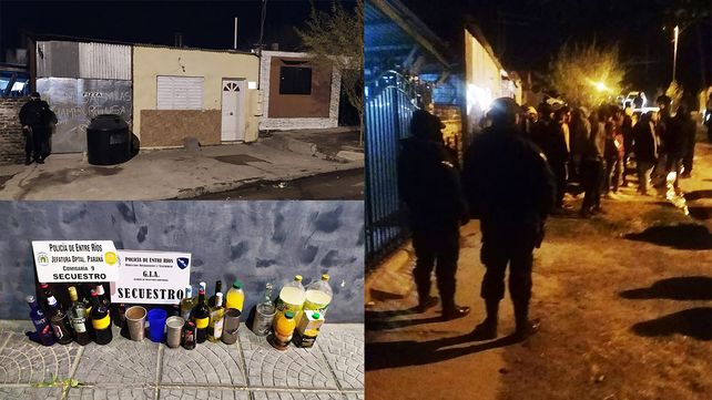 Paraná: Desactivaron fiesta clandestina en Anacleto Medina