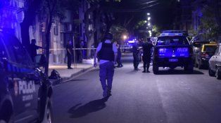 Minutos después de la irrupción de delincuentes en la cuadra del Hospital Provincial, donde mataron al policía Leoncio Bermúdez.&nbsp;