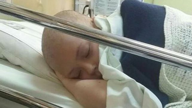Tratamiento. Pasó 10 meses con quimioterapia