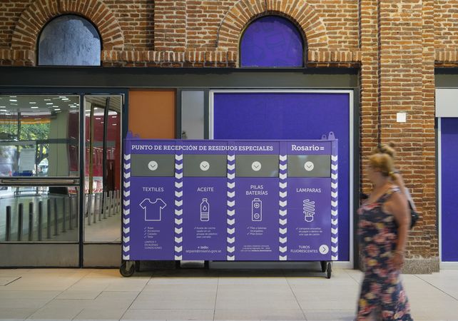 En el Alto Rosario. Uno de los receptores ubicados en distintos puntos de la ciudad.&nbsp;