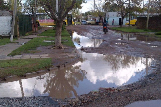 Los barrios del norte aislados por el mal estado de las calles