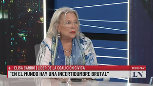 Volvió Lilita Carrió: anunció candidatura y dijo que Karina Milei es la cajera