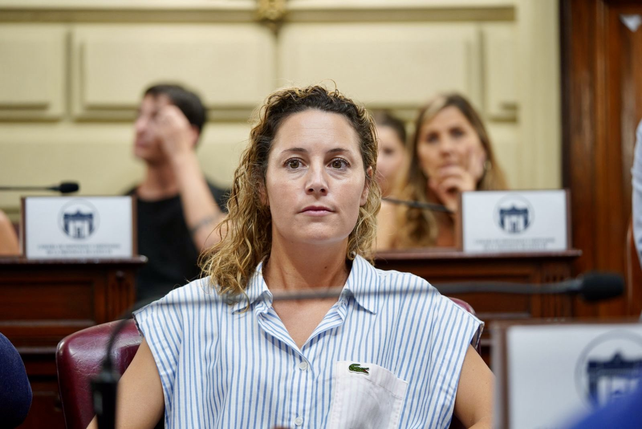 Jimena Senn, presidenta de la comisión de Presupuesto y Hacienda. 