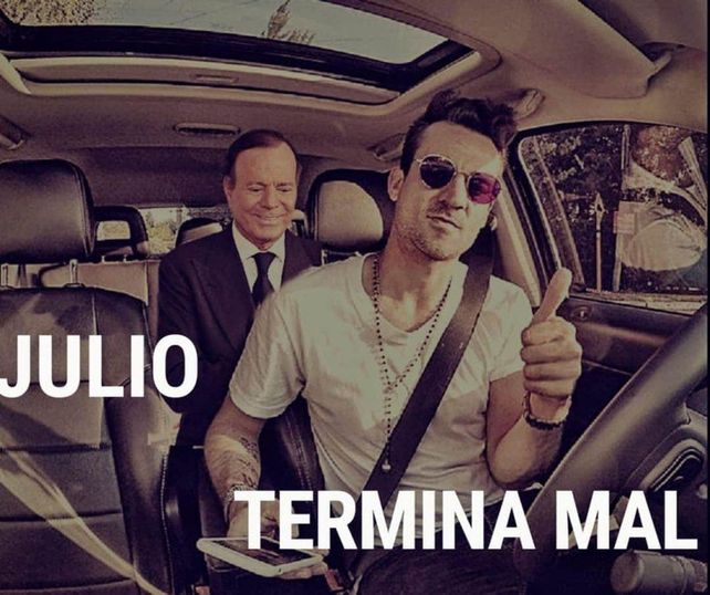 Arrancó julio y la ya tradicional catarata de memes del cantante español Julio Iglesias