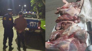Detuvieron en Santa Elena a un hombre por abigeato en flagrancia.