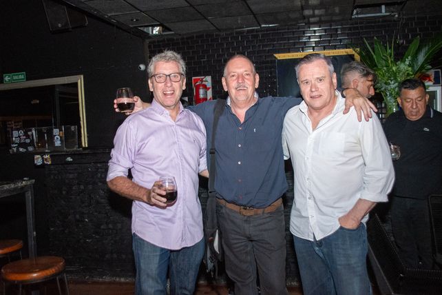 Adrián Gerber, Sebastián Riestra y Ricardo Terán