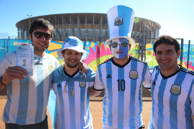Mirá las fotos de la previa de Argentina vs. Bélgica