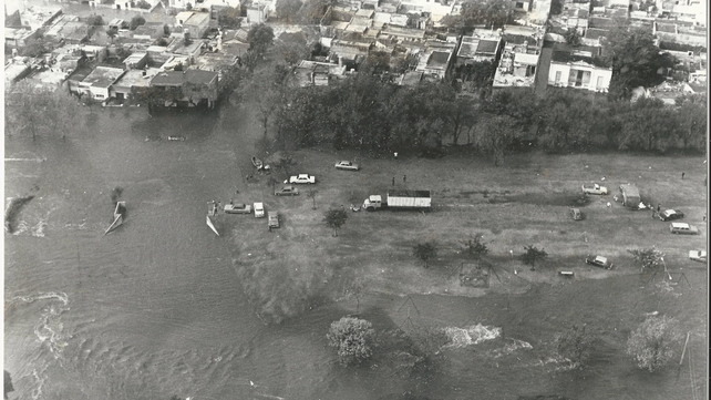 Empalme Graneros sufrió una grave inundación en 1986.