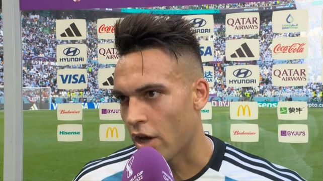 Lautaro Martínez hizo una cruda autocrítica al final del partido que Argentina perdió con Arabia Saudita por 2 a 1 en el Mundial Qatar 2022.&nbsp;