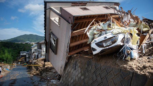 Catastróficas inundaciones en Japón dejaron poblaciones enteras aisladas