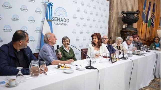 La vicepresidenta Cristina Fernández de Kirchner