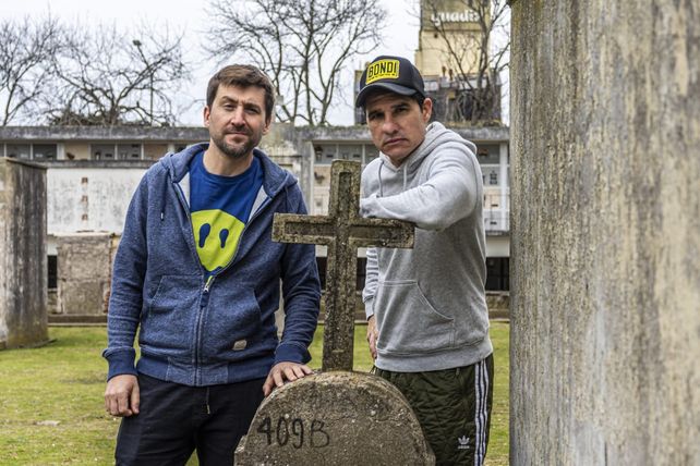 Creadores. El guionista Sebastián González Hansen y Martín Echevarría.