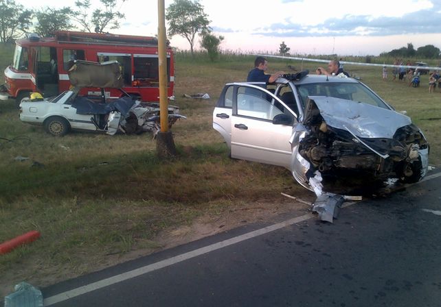 Choque frontal deja un muerto en la ruta 44