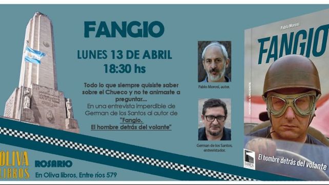 La presentación del libro Fangio