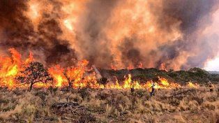 Córdoba: contuvieron el fuego en Valle de Punilla