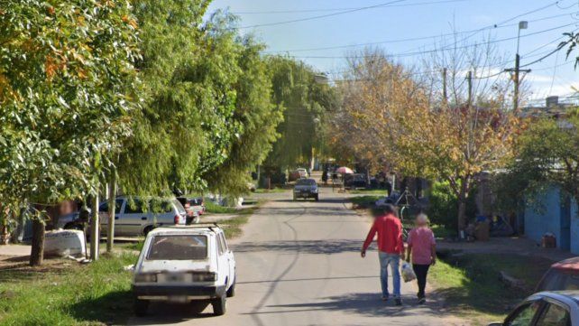 La cuadra donde fue atacada la víctima.