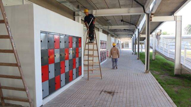 Las obras del nuevo edificio de la Escuela Agrotécnica de Rufino están en su etapa final
