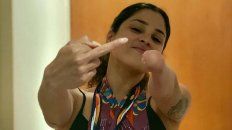 La nadadora Daniela Giménez se expresó con una carta fuerte. La nadadora Daniela Giménez se expresó con una carta fuerte.