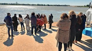 En la Playa del Paraná Rowing Club fue el acto.