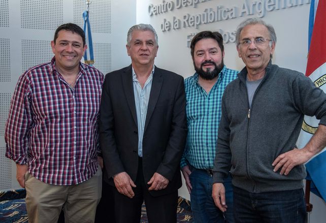 Estéban Igoa, Juan Lionello, Mauricio Indavera y Oscar Peralta.
