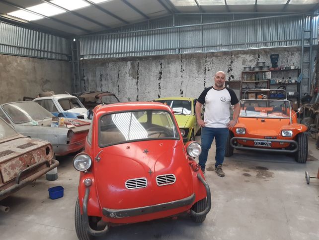 La colecc&oacute;n y restauraci&oacute;n de autos antiguos es una de las pasiones de Vera.