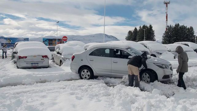 Intensas nevadas en los principales destinos turísticos de la Patagonia
