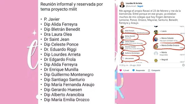 Represores: Lourdes Arrieta y Lilia Lemoine se trenzaron por la visita a Ezeiza