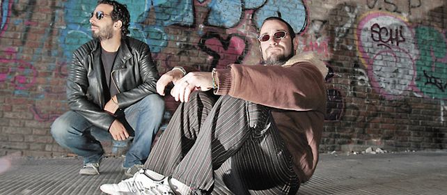 Fernando Vecchio (de perfil) y Piti Fernández (de frente) coincidieron en que Las Pastillas del Abuelo apunta a objetivos cada vez más altos.