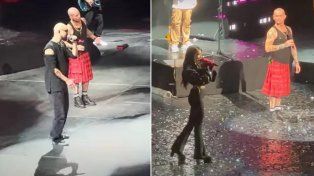María Becerra se sumó al show de Ke Personajes como invitada sorpresa durante el concierto que la banda, encabezada por el entrerriano Emanuel Noir, brindó en el Movistar Arena.&nbsp;