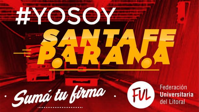 Estudiantes impulsan petición online para mejorar el transporte entre Santa Fe y Paraná