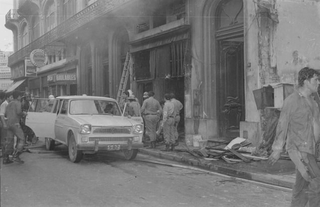 El incendio en la whiskería se llevó la vida de quince personas. Foto: Archivo Museo de la Ciudad.&nbsp;