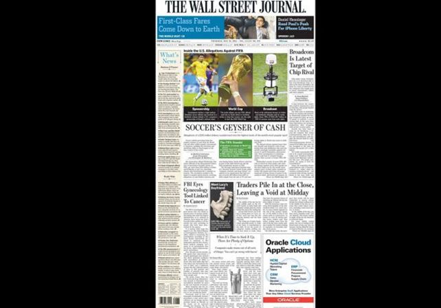 Cómo reflejaron el escándalo en la FIFA los 20 diarios más importantes del mundo