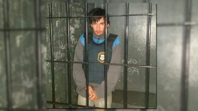 Preso. Luna llevó a los investigadores hasta donde estaba el cadáver.