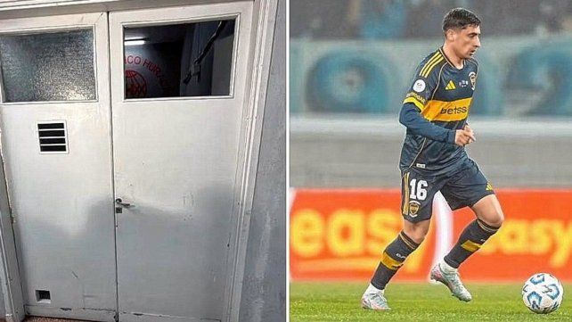 A Merentiel no le gustó el cambio y provocó destrozos en el vestuario