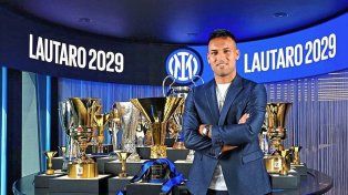 Lautaro Martínez firmó la extensión de su contrato con Inter hasta julio de 2029.
