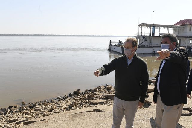 Bordet junto al intendente Lencina