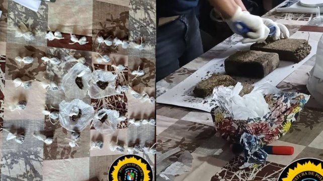 Operativo en Concordia: dos detenidos con drogas y dinero