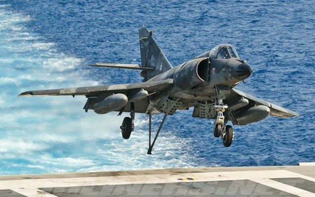 Super Etendard. Los aviones argentinos lanzaron los misiles Exocet que hundieron el Sheffield