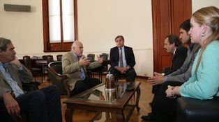 Lifschitz recibió al diputado nacional Ricardo Alfonsín